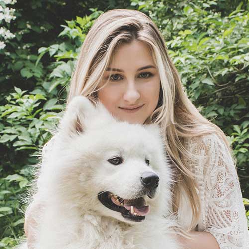 Olivia Hayes and Chihuahua